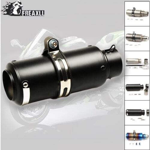 36-51 MM 51MM Motorcycle Exhaust Pipe Muffler Motocross For suzuki gsr 750 cb1000r nmax 125 hayabusa gsx1300r suzuki drz 400 fz8