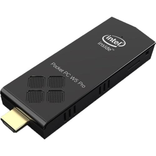 W5 pro MINI PC Intel aton Z8350 quad core 1.44GHz to 1.92Ghz 2G/32G WIFI Bluetooth Windows 10 Built-in Fan win10 Compute Stick