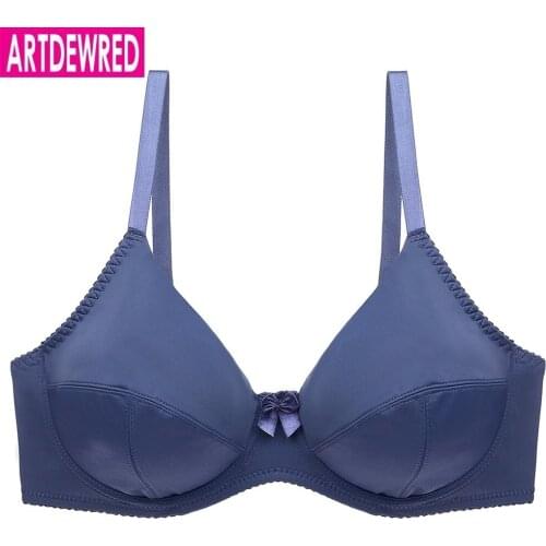 Push Up Plus Size Bra Large Cotton Underwire Brassiere Spandex Full Cup Big Size Bras for Women D E F G Cup Bra
