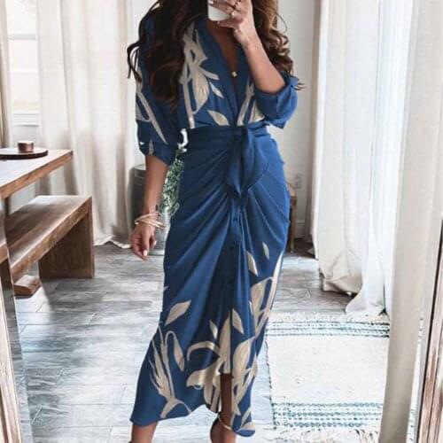 Spring Autumn Y2K Long Women Wrap Dress Spring Oversize Elegant Day Midi Dress Sexy Robe Ladies Roupas Femininas Vestidos Femme