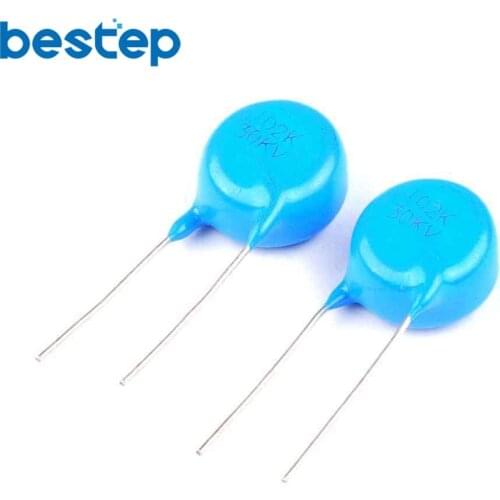 10PCS 30KV 1000PF 102 High Voltage Ceramic Capacitor