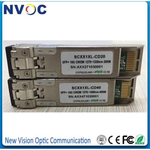 10G CWDM-SFP-LR 1470-1610nm,LC,16dB EML,Dual LC,DDM,10G CWDM SFP+ Transceiver Module