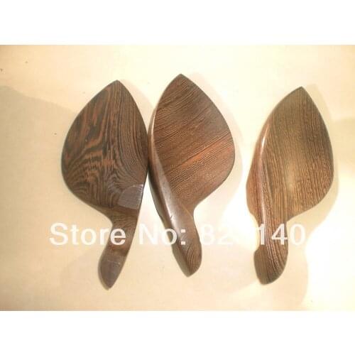 3 PCs Violin Chin rest 4/4, Wenge wood chinrest
