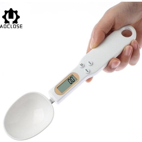 500g/0.1g Portable Digital Measuring Spoons LCD Digital Kitchen Scale Electronic Spoon Weight Volumn Food Weighing Scale