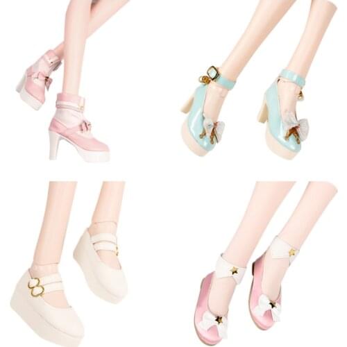 Fortune Days 1/3 bjd Shoes New design variety style high heels 6.5cm Highly High Quality. reborn girls Toy Gifts