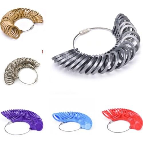 Finger Ring Gauge Sizer Jewelry Making Size Measuring Tools Set For Jewelry Accessories Tool