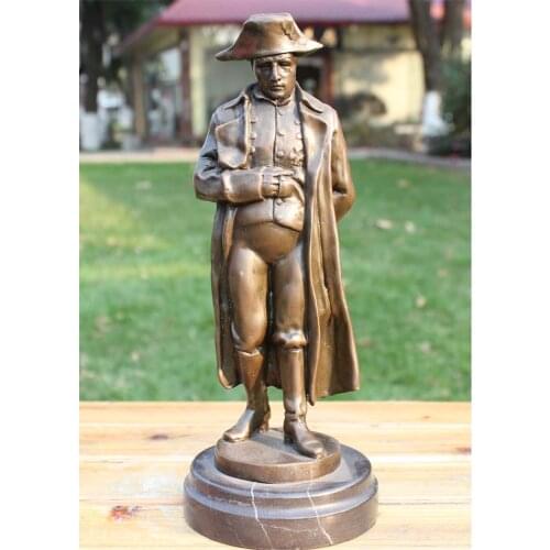 2020 HOME LIVING ROOM TOP DECOR ART--EMPEROR OF THE FRENCH KING OF ITALY NAPOLEON BONAPARTE BRONZE STATUE SCULPTURE DECORATION