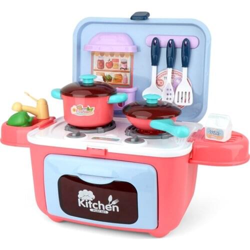 Mini Kitchen Food Pretend Play Role Playing Cooking Set Children Kitchen Toy Simulation Dinnerware Educational Toys For Girl Boy
