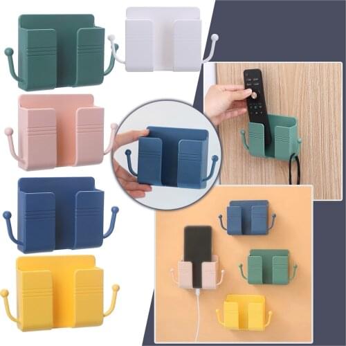 Wall-Mounted Storage Box Storage Creative Rack Remote Control Panel Sundries Storage Box Door Wall Single Eco-Friendly Holder