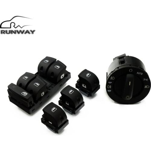 New Power Window Headlight Switch Button For AUDI A6 S6 C6 RS6 A6 Allroad Quattro A3 Q7 4F0 959 851 4F1 941 431 4F0 959 855
