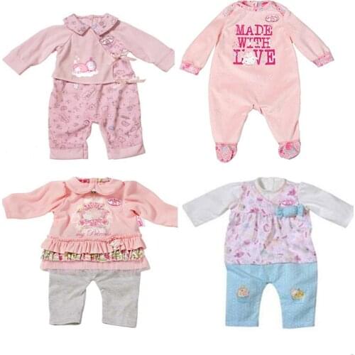 New Doll Clothes Born Baby Fit 18 inch 40-43cm Unicorn cactus dress Doll Accessories Clothes For Baby Festival Birthday G