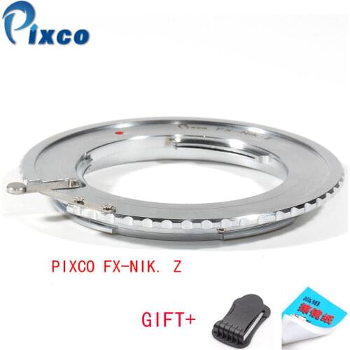 Pixco Lens Adapter for FX-NiK Z, Lens Adapter Ring for Fujifilm Fuji FX Lens to for Nikon Z Camera for Nikon Z6 Nikon Z7