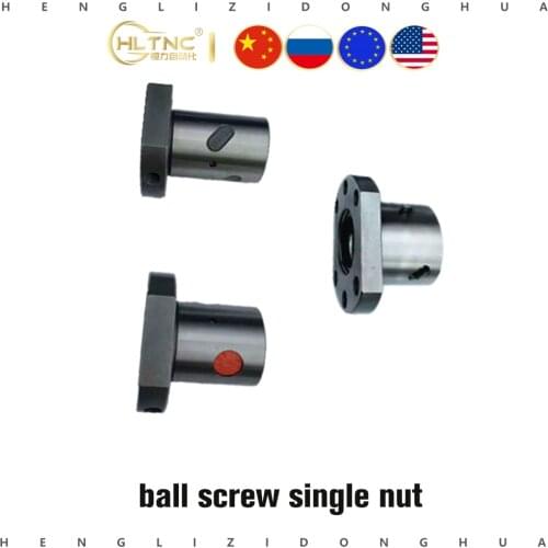 1pcs SFU1204/1604/1605/2004/2005/2010/2505/2510/3205/3210 ballscrew ballnut ball screw single nut CNC DIY Carving machine parts