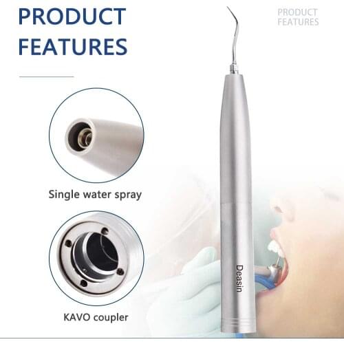 Dental Air Scaler Handpiece Sonic S With kavo Quick Coupling Integrated Spray Apply To Scaling Removal Calculus Stain + 3 Tips