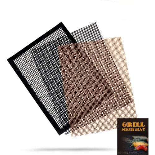 Heat-Resistant BBQ Barbecue Grill Mat Stainless Steel Replacement Mesh Wire Net Non-Stick Grilling Mesh Mat Outdoor BBQ Tool