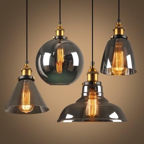 Vintage lumen Pendant Lights With Control Panel