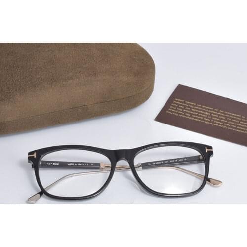 High QualityTom For Man Women Eyeglasses Frames Forde Acetate Reading Myopia Prescription TF5530 EyeGlasses With Case