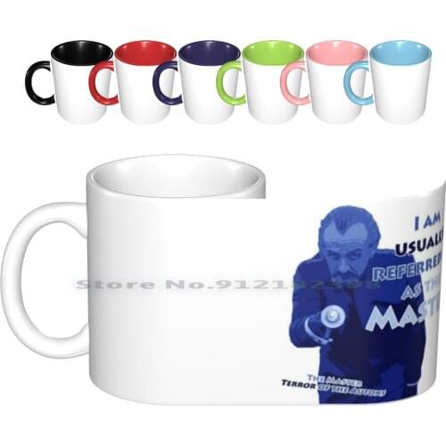 I Am ... The Master Ceramic Mugs Coffee Cups Milk Tea Mug Who The Master Roger Delgado Terror Of The Autons Creative Trending