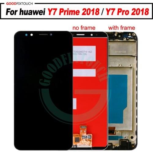 100% tested ok For huawei Y7 Prime 2018 / Y7 pro 2018 LCD Screen Display + Touch Panel Digitizer Assembly For huawei Y7 2018