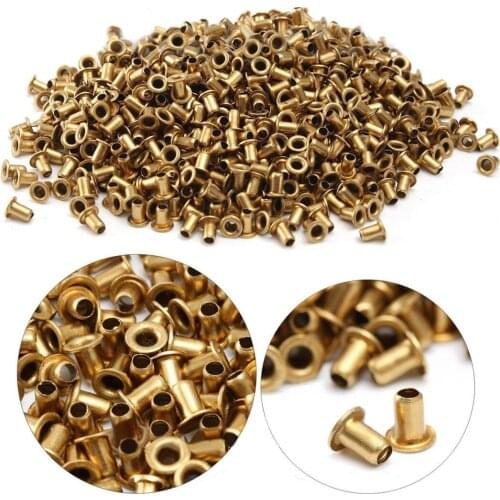 1000pcs Beekeeping Brass Frame Eyelets, Bee Beehive Threading Hole Box Nest Foundation Copper Eye for Beekeeper Bee Equipment