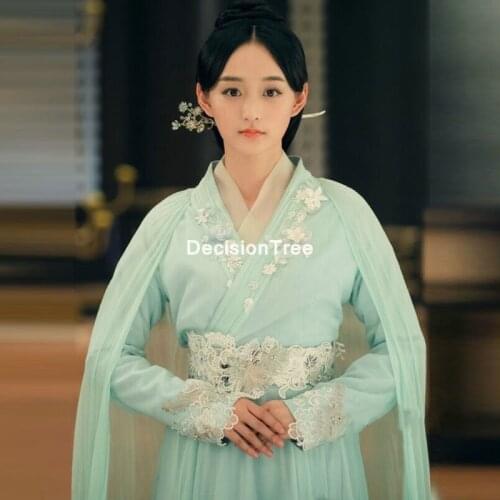 2021 legend of the phoenix woman chinese traditional hanfu tang suit cosplay costume performance stage dance dress hanfu