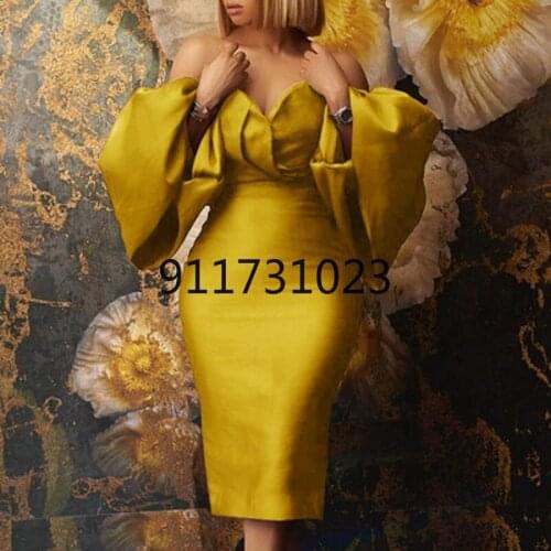 Dashiki African Women Dress Sexy Strapless Stylish Off Shoulder Lantern Long Sleeve Fashion African Night Party Dresses Robes