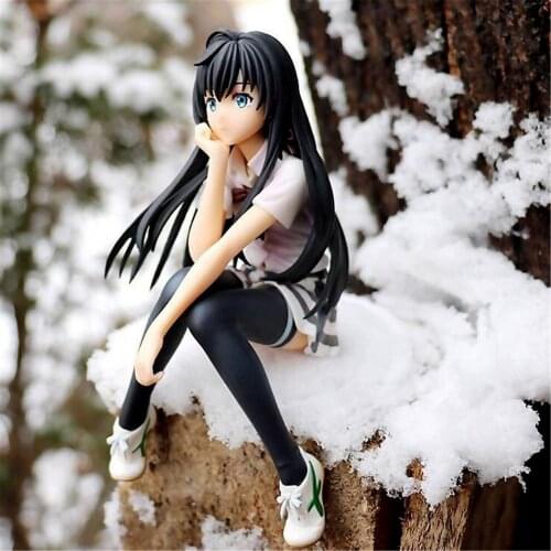13cm Anime Yukino Action Figure Toys My Teen Romantic Comedy Collectible Model Kawaii Dolls Gifts Kids Toys Otaku Welfare