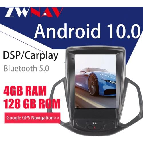 ZWNAV Android 10 128G CARPLAY DSP Tesla Screen FOR Ford Ecosport 2013-2018 Unit Car Multimedia Player GPS Radio Audio Stereo