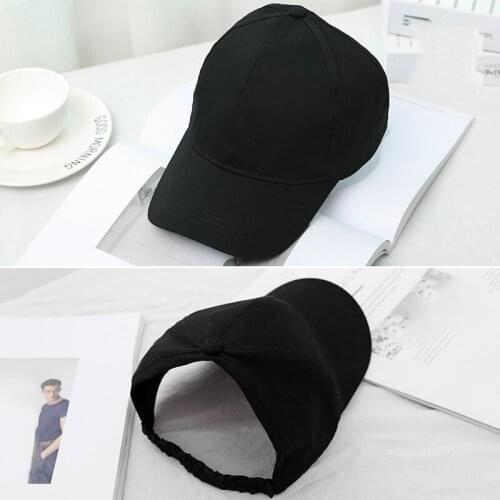 Duck Tongue Baseball Cap Ponytail Summer Tennis Cap Sun Protection Visor Camping Cycling Boating Golf JL