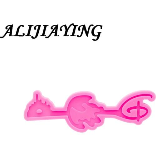 Shiny Silicone Anime Key shape Keychain Mold - Resin Crafting Mold - Silicone Mold for Epoxy - Mold Resin Craft DY0789