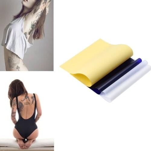 10pcs Tattoo Transfer Paper Tattoo Supplies Copy Carbon Tracing Paper Thermal Transfer Papier Stencil Good quality A4 paper size