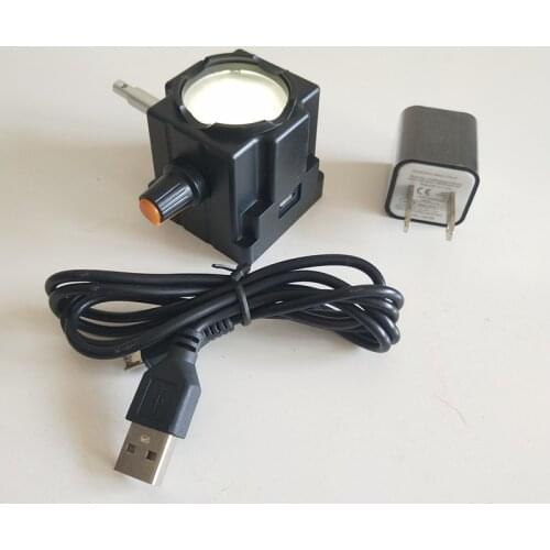 Digital USB White Rechargeable LED Light Lighting Bottom Light Lamp Source Biological Microscope Adjustable Microscope Lights