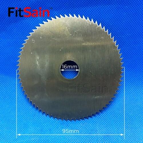 FitSain--4" 95mm circular saw blades for wood plastic cutting 95*16mm 75 teeth mini electric chainsaw cutter cutting