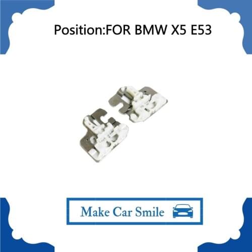 FOR BMW X5 E53 WINDOW REGULATOR REPAIR CLIPS with METAL SLIDER FRONT RIGHT OR LEFT SIDE
