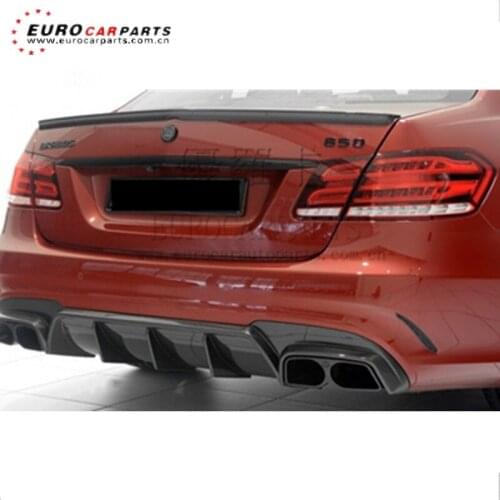 E-CLASS W212 E63/E63S diffuser with exhaust tips fit for W212 E63 carbon fiber diffuser