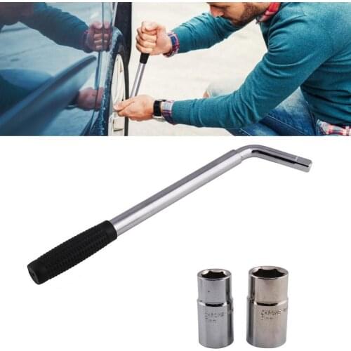 Car Tire Wrench Auto Telescoping Lug Wrench Wheel Nut Wrench Heavy Duty Extended Universal Nut Spanner for Car Tires RepairTools