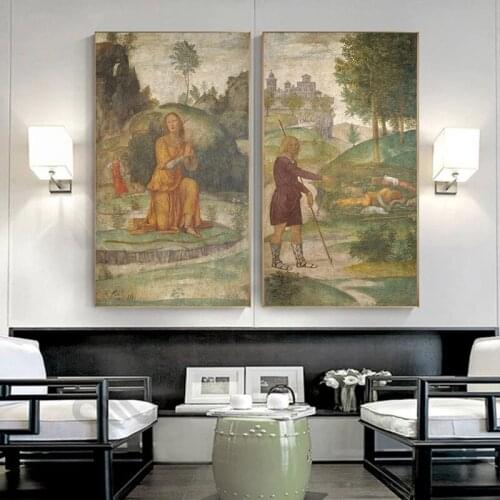 Italy Leonardo Da Vinci Canvas Printing Home Decoration Canvas Print Pictures Poster Wall Art For Living Room Bedroom Unframed