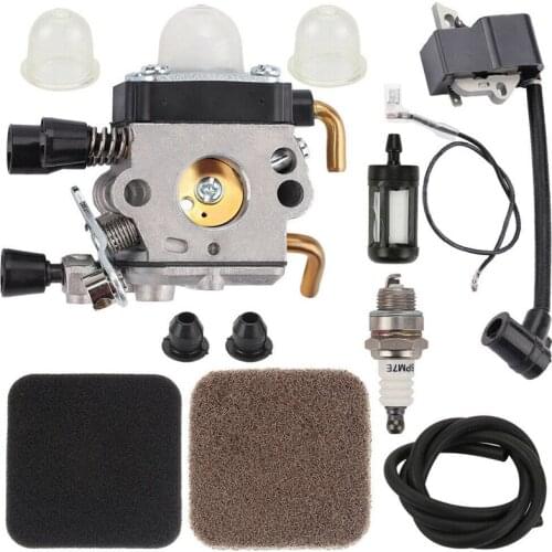 Ignition Coil Carburetor Kit for STIHL Fs80R Fs85 Fs80 Hs80 Ht75 Hs75 Hs85 Km85 Carburetor