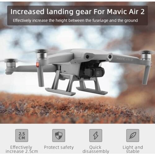 Quick Release Landing Gear Kits for Mavic Air 2 Drone Height Extender Long Leg Foot Protector Stand Gimbal Guard Accessories