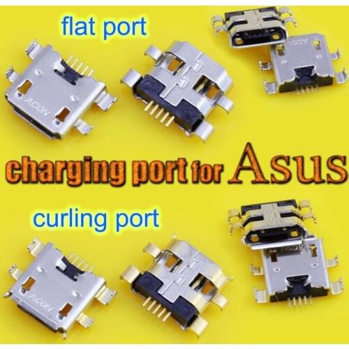 Mini connector Micro USB connector Jack 5p 5pin heavy plate connector for Asus Mobile phone charging end plug charging jack