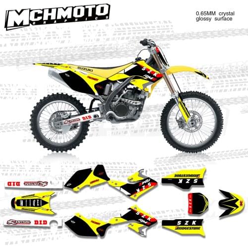MCHMFG Fairing Sticker for SUZUKI RMZ250 2004 2005 2006 Motocross Decals