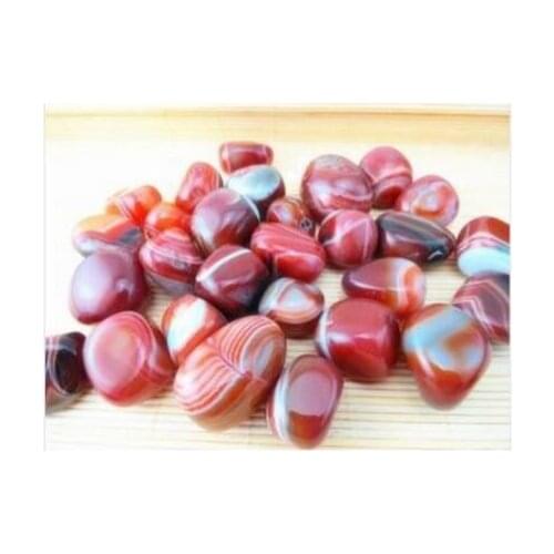 Natural chalcedony carnelian red agate Natural Stone Natural crystal agate stone mineral red lines agate stone small decoration