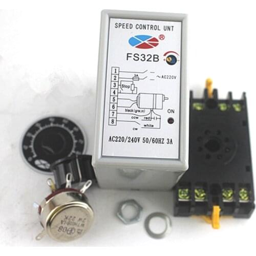 Motor Speed Controller 220V AC SS-32 FS32B Single Phase Motor Controller Split Switch Speed Control