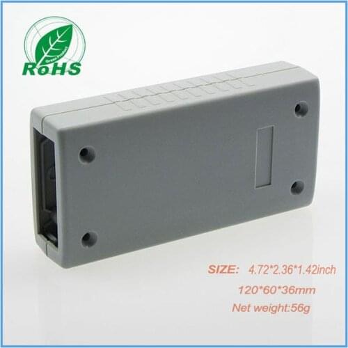 Remote shell mounting holes and open two end for plastic enclosure boxes 120*60*30mm 4.72*2.36*1.42inch