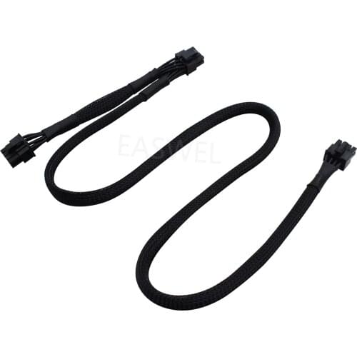PCIe 8Pin to 2 Port 6+2pin Power Cable GPU 8 Pin to 6pin for CORSAIR AX760 AX860