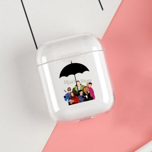 The Umbrella Academy Art Clear Cases For Apple Airpods 1 2 Earphone Bluetooth Wireless Cover For Airpods 2 1 Coque