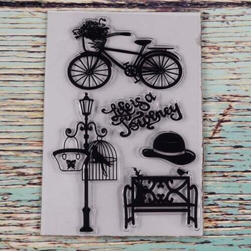 Life is a journey Transparent clear stamp for DIY Scrapbooking/Card Making/Kids Christmas Fun Decoration Supplies