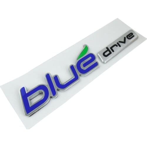 Blue Drive for 2011-2013 Sonata Hybrid Front Side Fender Emblem Badge Sticker