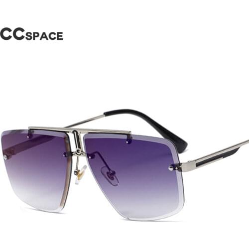 47271 Ins Hot Trimming Frameless Sunglasses Men Women Fashion UV400 Glasses