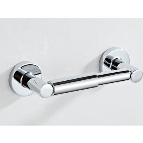 18*7cm Aluminum Alloy Telescopic Toilet Roll Paper Holder Wall Mounted Hanging Tissue Rack Bracket Bathroom Paper Holder Shelf